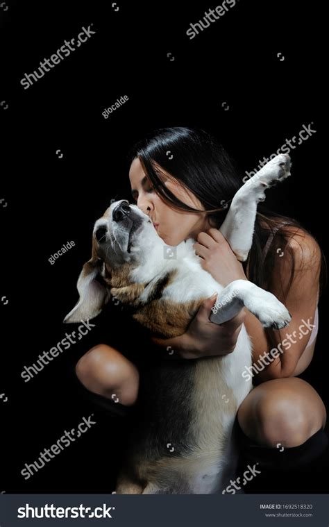 sexygirl with dog